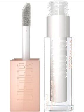 Maybelline Lifter Gloss Lip Gloss Makeup with Hyaluronic Acid, Pearl, 0.18 fl oz
